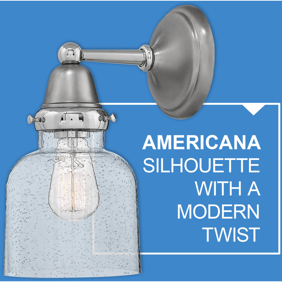 Academy 1 Light 6.5 inch English Nickel with Polished Nickel Indoor Wall Sconce Wall Light