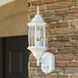 Rogers Park Textured White Outdoor Motion Sensor