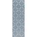 Stallman 36 X 24 inch Medium Gray, Ivory Rug