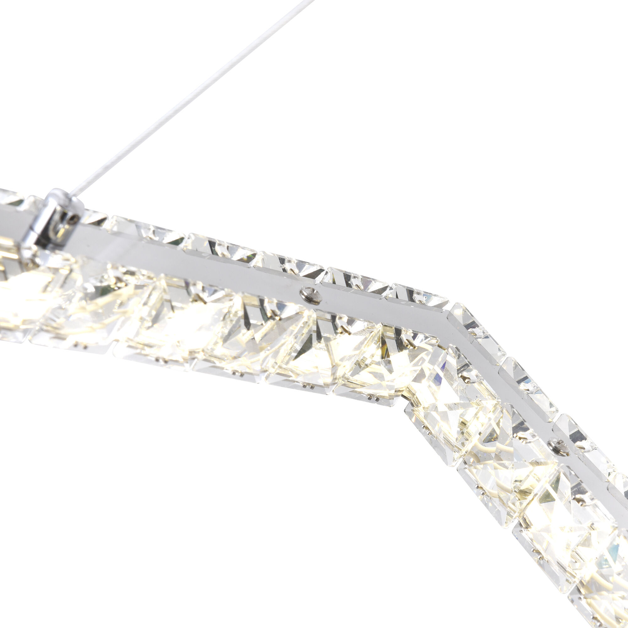 Ring LED 15 inch Chrome Island/Pool Table Light Ceiling Light