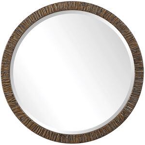 Wayde 30 X 30 inch Metallic Gold Leaf Wall Mirror
