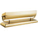 Classic Traditional 5 inch 25 watt Polished Brass Task Lamp Portable Light