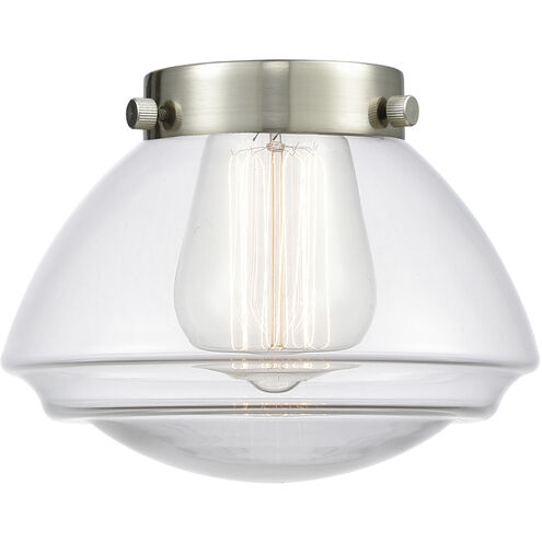 Franklin Restoration Olean 1 Light 6.75 inch Polished Nickel Mini Pendant Ceiling Light in Incandescent, Clear