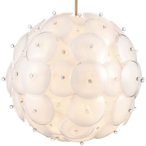 Tallulah 24 Light 38 inch Lacquered Gold Pendant Ceiling Light