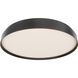 Ringsley LED 31.5 inch Black Flush Mount Ceiling Light, dweLED