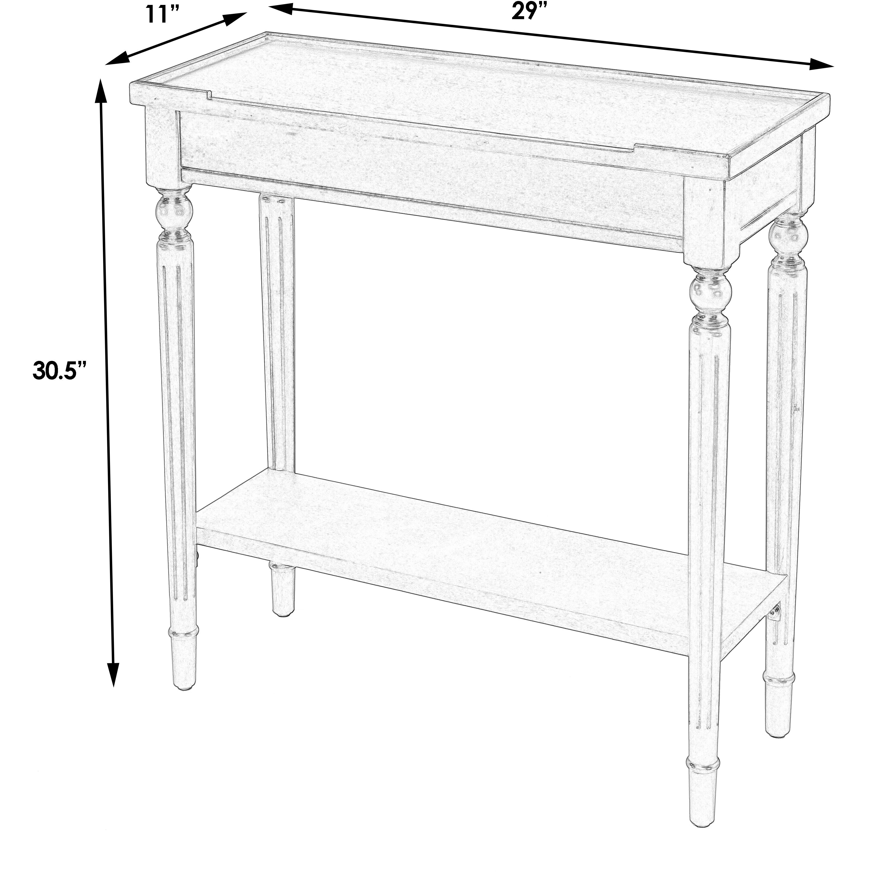 Masterpiece Aubrey  29 X 11 inch Plum Black Console/Sofa Table