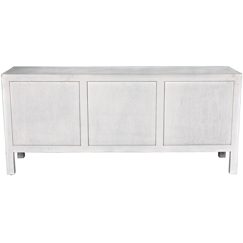Conrad White Wash Dresser, 9 Drawer