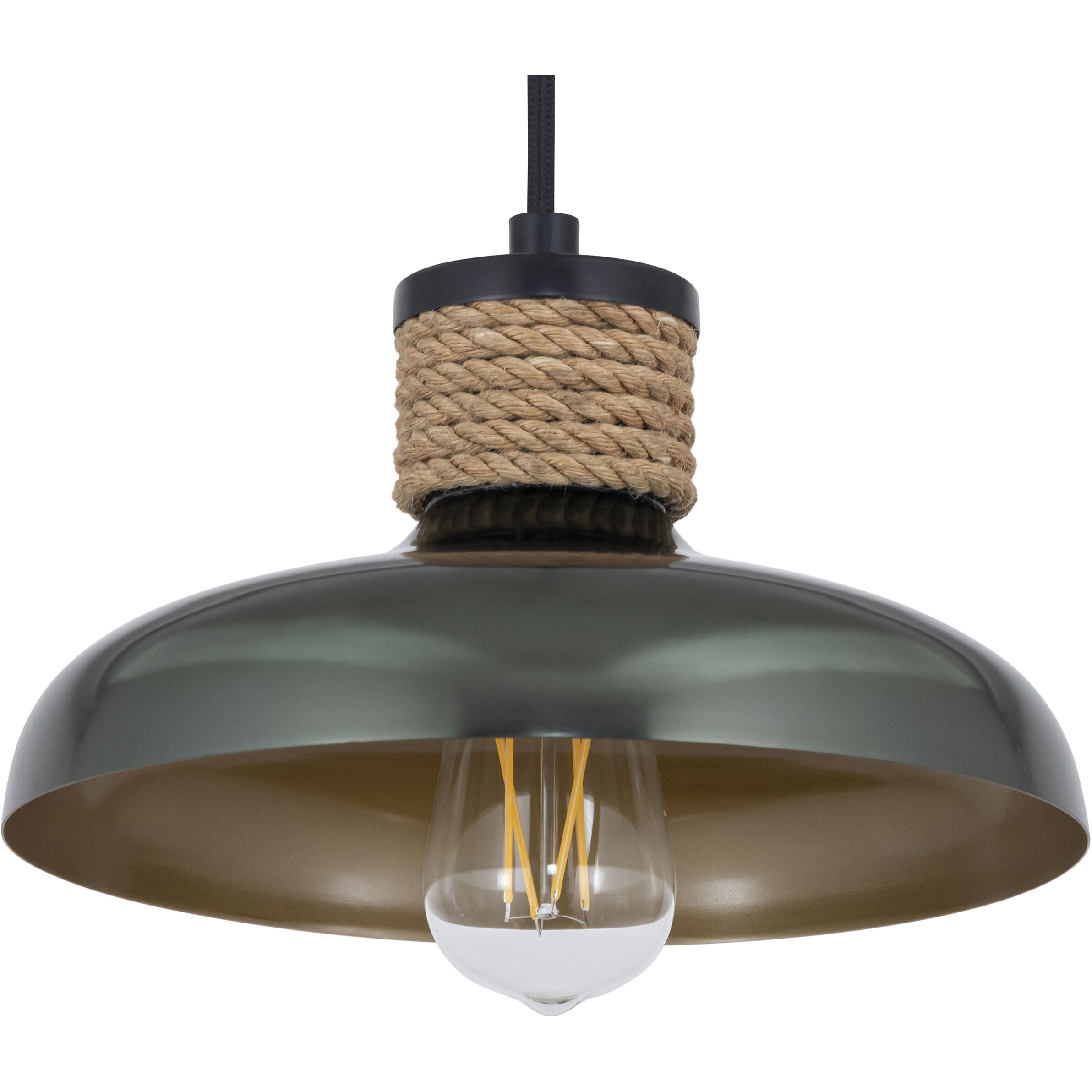 Bingham 1 Light 9.75 inch June Bug Single Pendant Ceiling Light