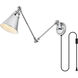 Van 1 Light 6 inch Chrome Plug In Wall Sconce Wall Light
