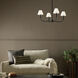 Eadie 4 Light Black Chandelier Ceiling Light