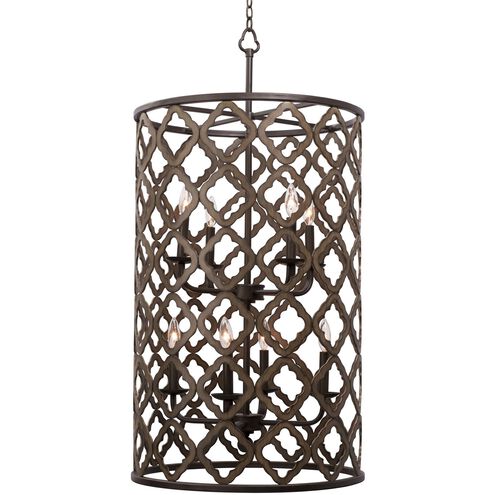 Whittaker 8 Light 21 inch Brownstone Foyer Ceiling Light