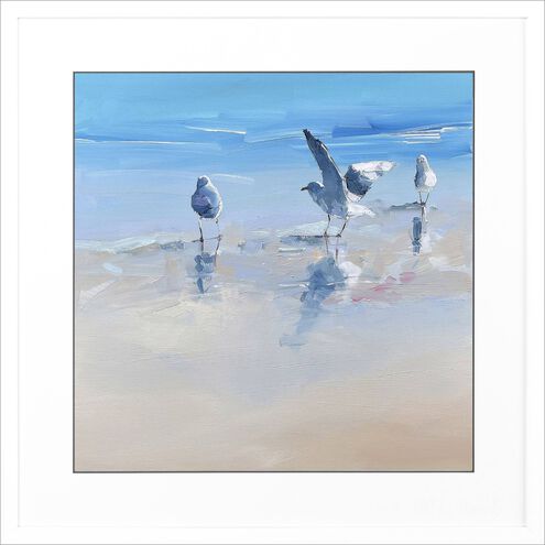 Animals Collection Blue Framed Art