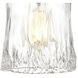 Hand Formed Glass 1 Light 6 inch Satin Nickel Mini Pendant Ceiling Light in Standard