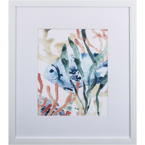 Waterside Collection Blue Framed Art