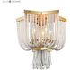 Chaumont 5 Light 16 inch Antique Gold Leaf with White Flush Mount Ceiling Light