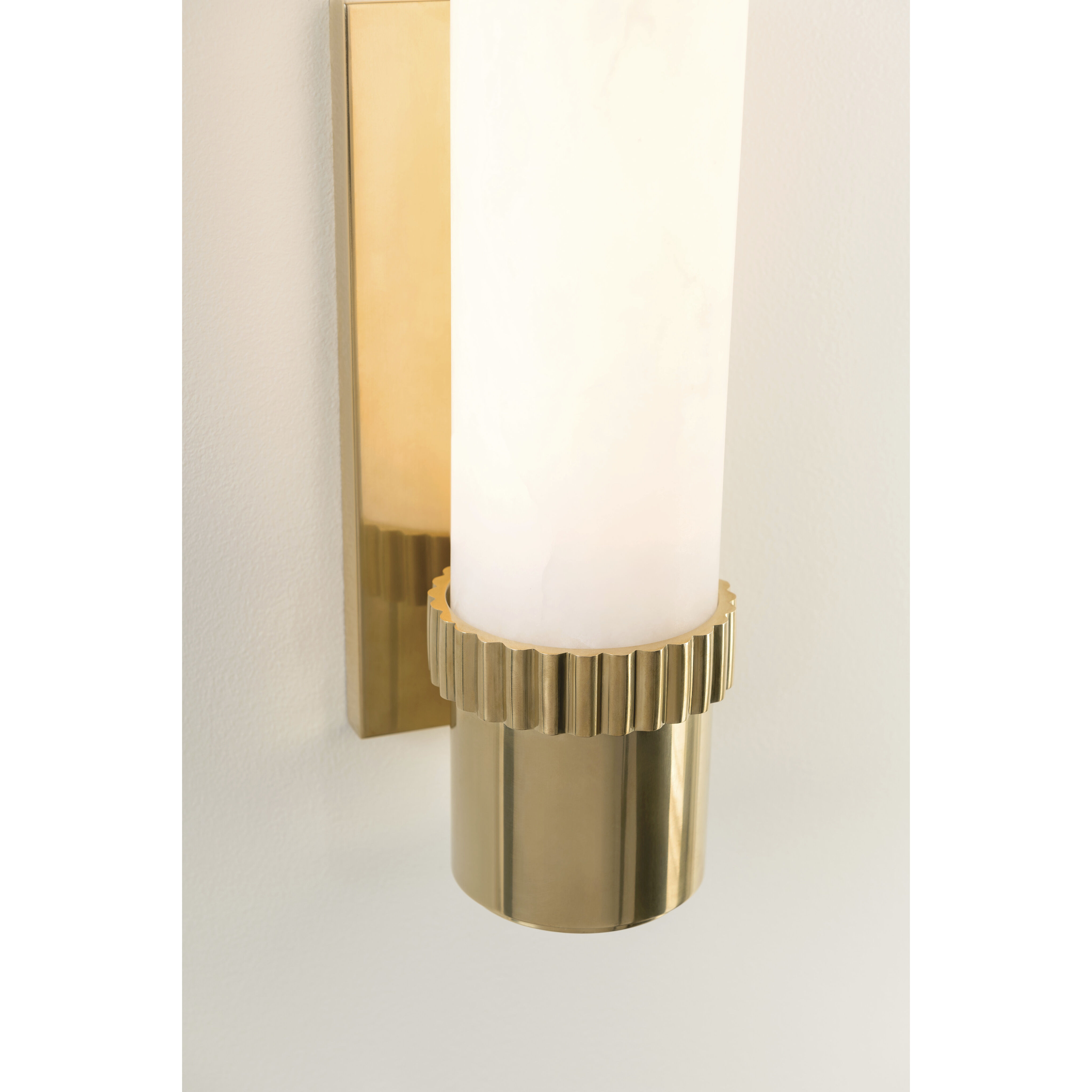 Argon LED 4.25 inch Aged Brass ADA Wall Sconce Wall Light