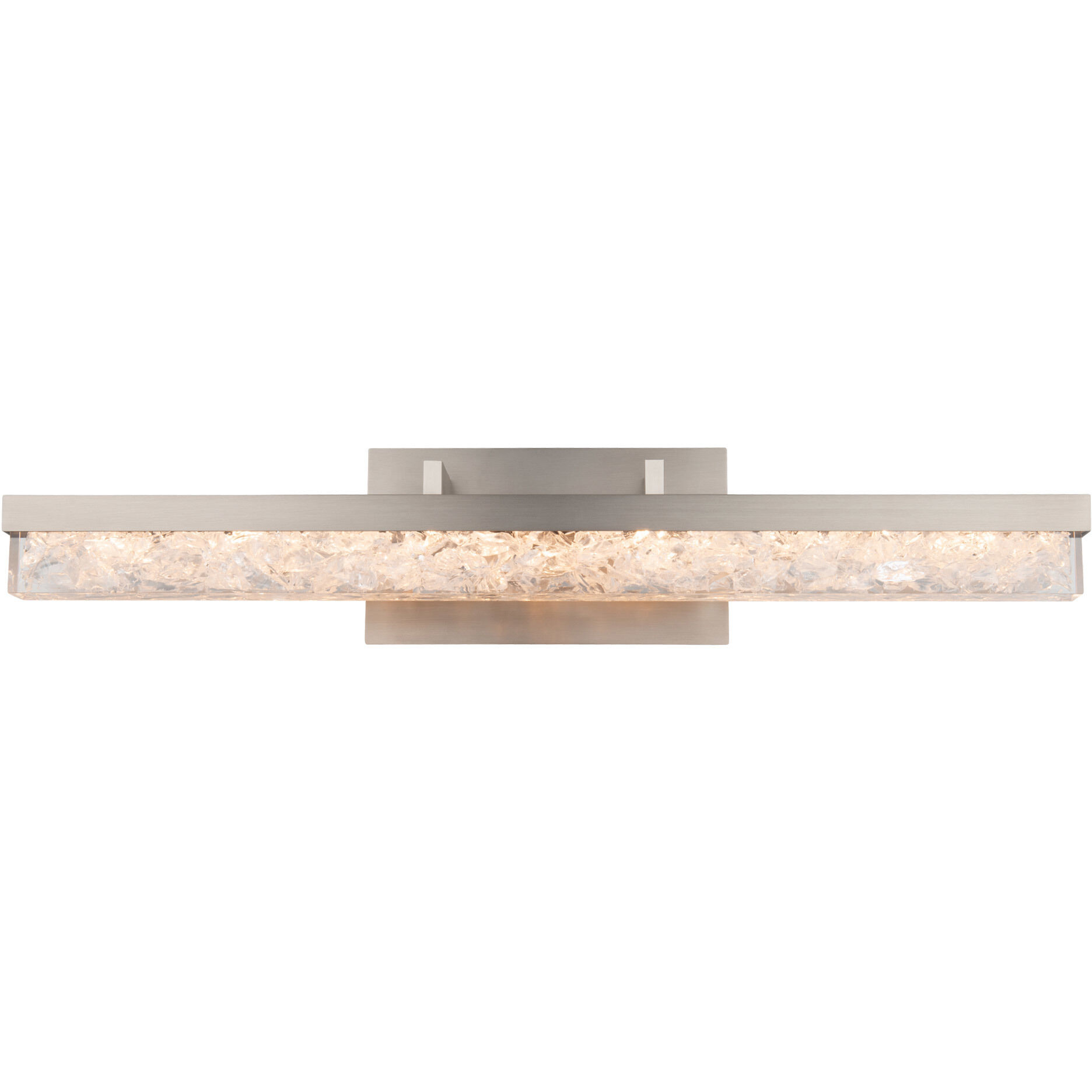 Minx LED 28.5 inch Brushed Nickel Bath Vanity & Wall Light in 29in.