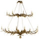 Lowcountry 16 Light Old Gold Chandelier Ceiling Light