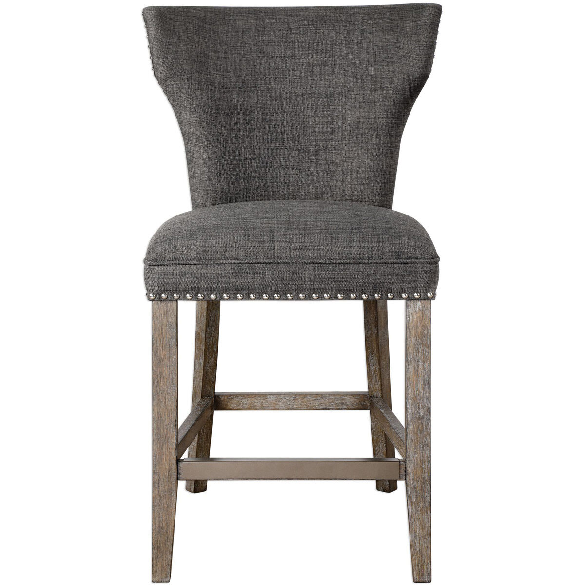 Uttermost 23433 Arnaud 40 inch Warm Charcoal Gray with Honey