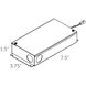 Driver 12V LED 7.5 inch White Driver, Dimmable