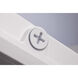 Brentwood LED 9.57 inch White Flush Mount Ceiling Light