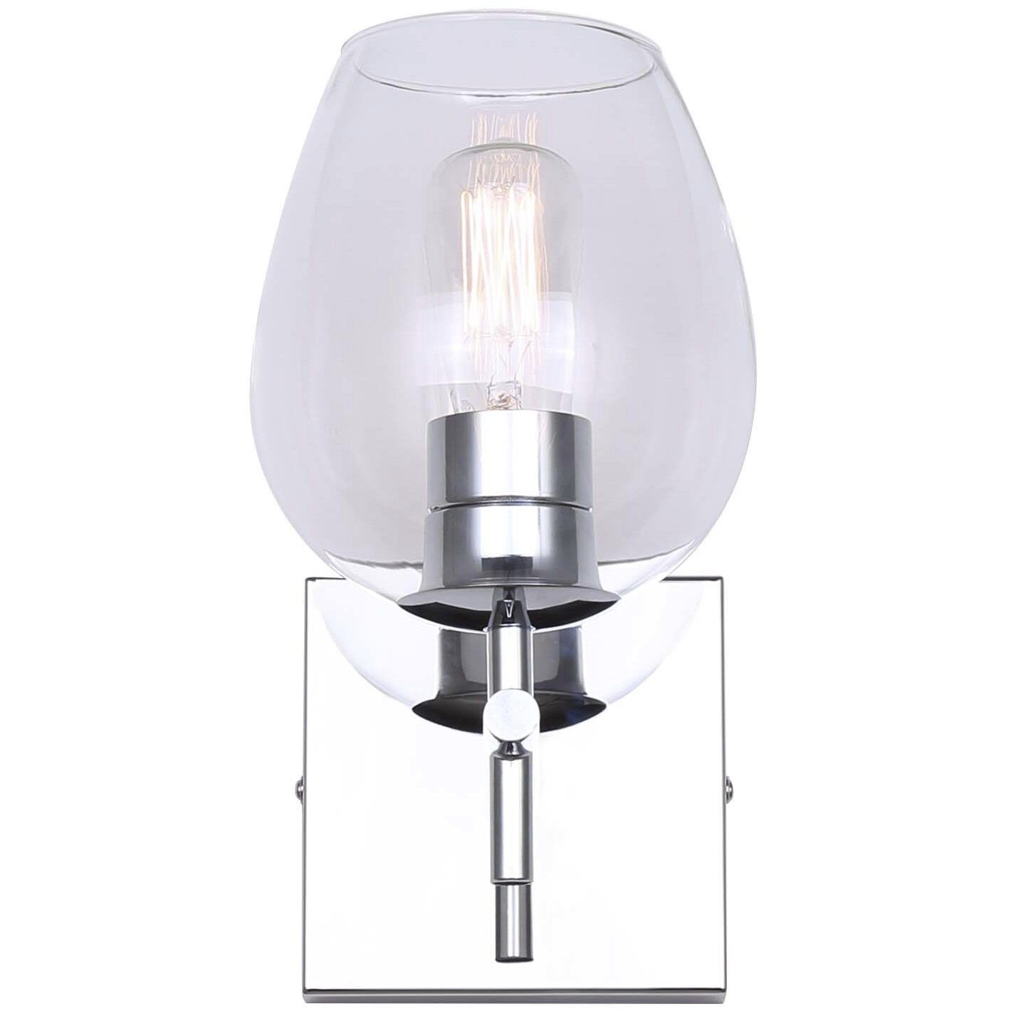 Cain 1 Light 7.5 inch Chrome Vanity Light Wall Light