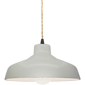 Radiance 1 Light 11.5 inch Matte White and Matte Black Pendant Ceiling Light