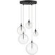 Modern LED 28 inch Oil Rubbed Bronze Pendant Ceiling Light