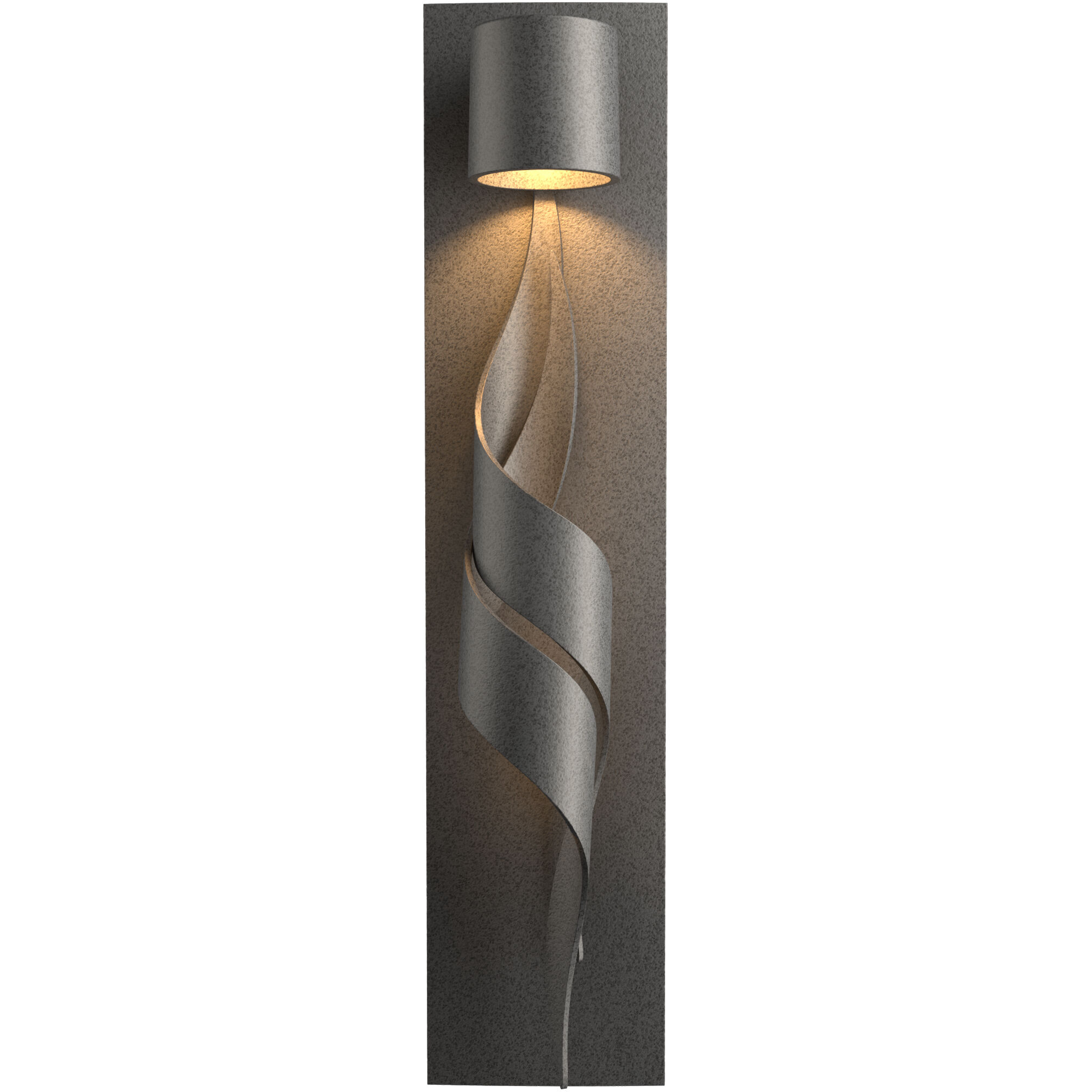 Flux 1 Light 23.4 inch Coastal Natural Iron Outdoor Sconce