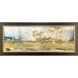 Ink Impressions Brown and Beige and Metallic and Turquoise Wall Sculpture