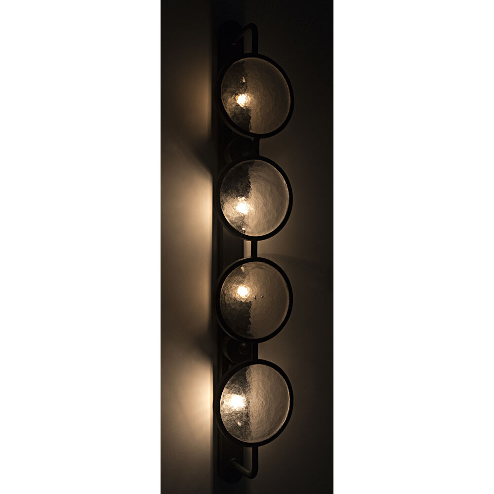 Ordo 4 Light 5.5 inch Matte Black Sconce Wall Light