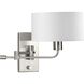Carrick 1 Light 11 inch Brushed Nickel Wall Light