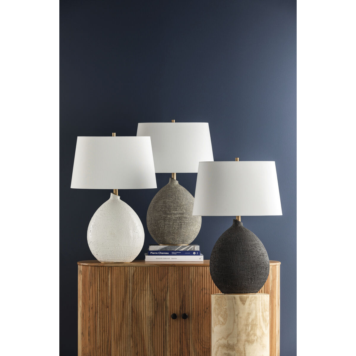 Denali 28.5 inch 75.00 watt Dusk Black Table Lamp Portable Light