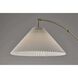 Delaney 76 inch 150.00 watt Antique Brass Arc Floor Lamp Portable Light