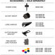 Tyler Black 14.5 watt LED Spot and Flood Lighting, WAC Landscape
