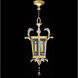 Beveled Arcs 3 Light 22 inch Gold Pendant Ceiling Light in Gold Leaf