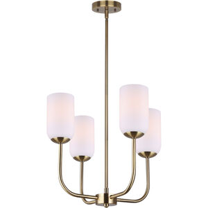 Novalee 4 Light 19 inch Gold Chandelier Ceiling Light