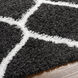 Urban Shag 123 X 94 inch Black Rug, Rectangle