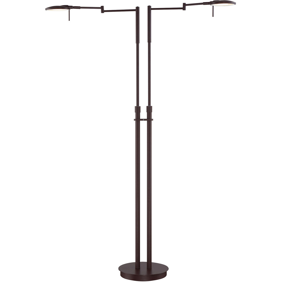Dessau Turbo 40 inch 13 watt Bronze Floor Lamp Portable Light