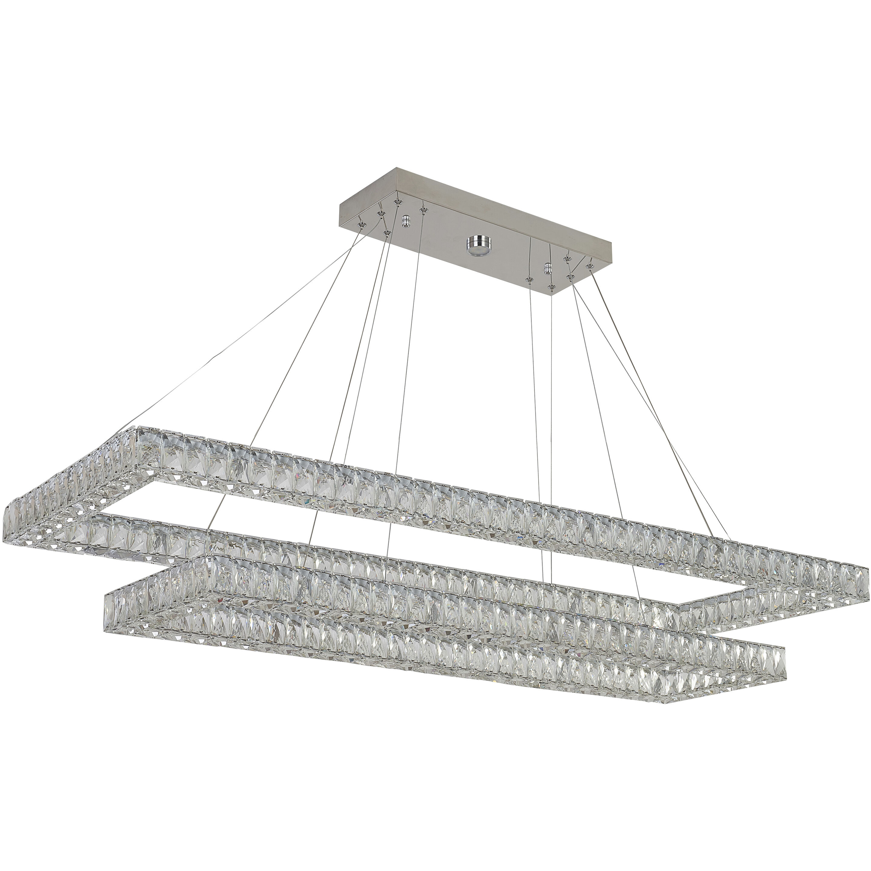 Canada LED 19 inch Chrome Chandelier Ceiling Light