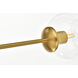 Cavoli 6 Light 28 inch Brass Chandelier Ceiling Light