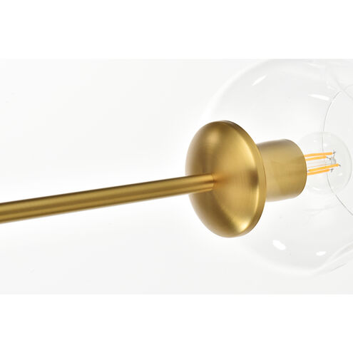 Cavoli 6 Light 28 inch Brass Chandelier Ceiling Light