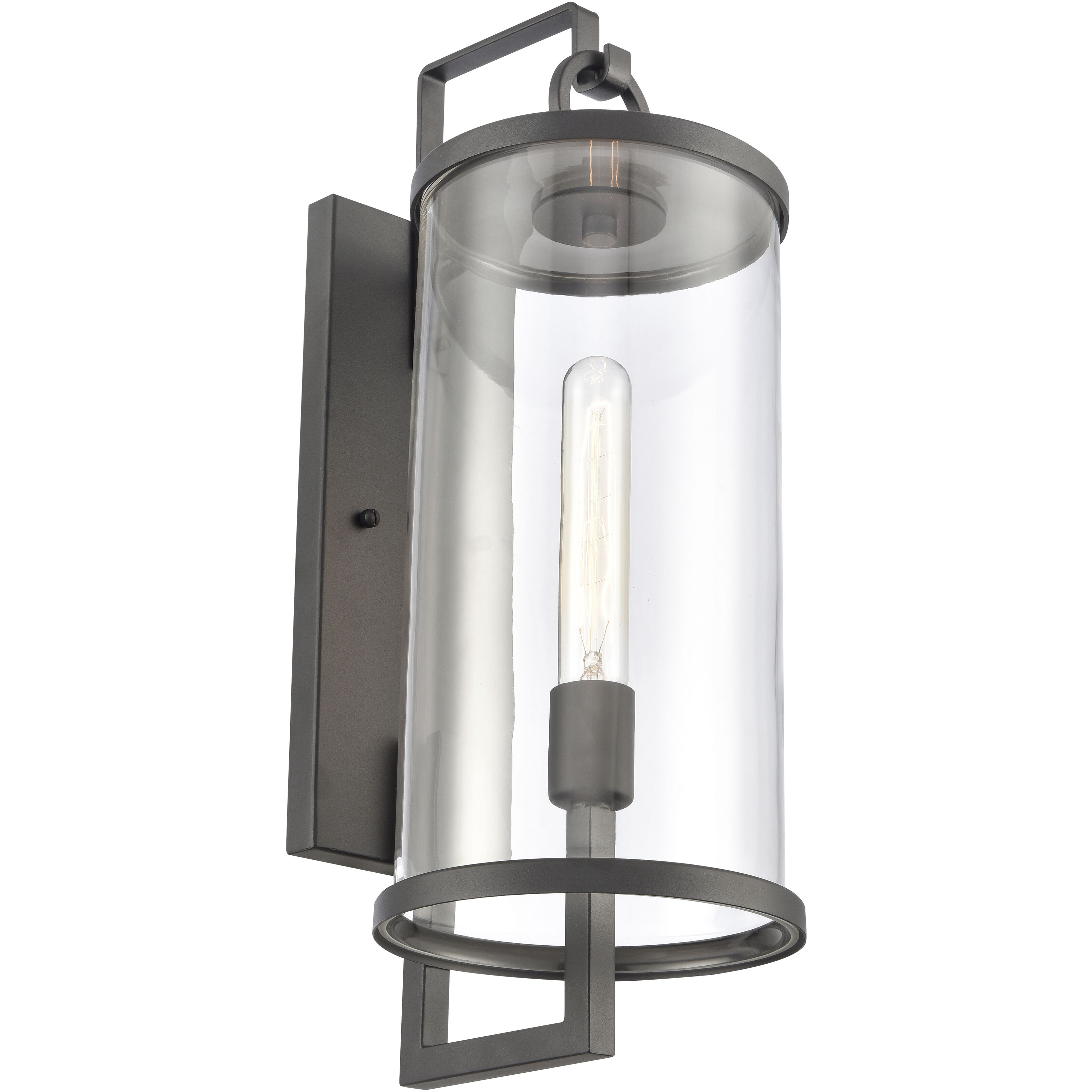 Hopkins 1 Light 20.5 inch Charcoal Outdoor Wall Sconce