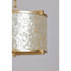 Sommers Bend 4 Light 17 inch Capiz Shell Gold Semi Flush Ceiling Light