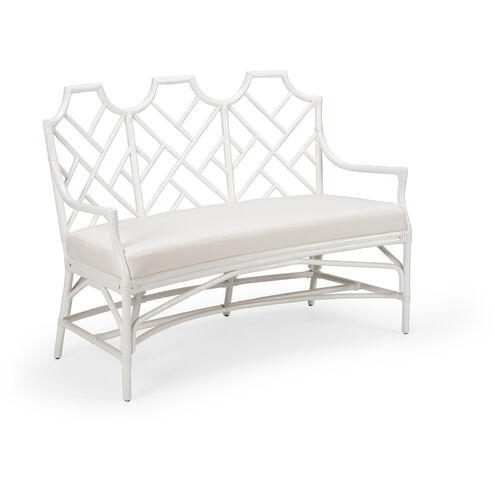 Chelsea House White Lacquer/White Bench