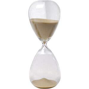 Ferdinand Bisque Sand/Clear Hourglass