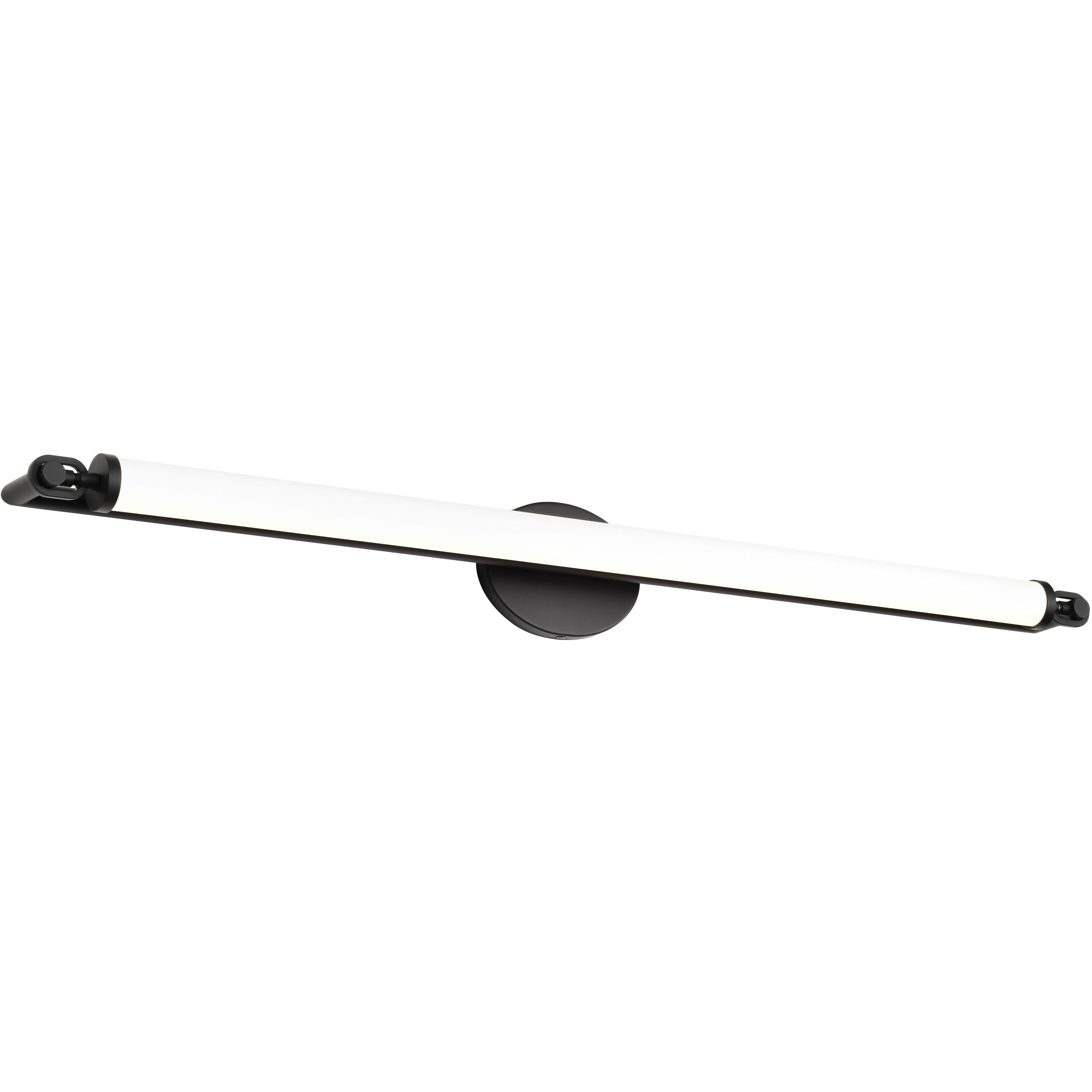Edgeworth LED 39.63 inch Matte Black Vanity Light Wall Light
