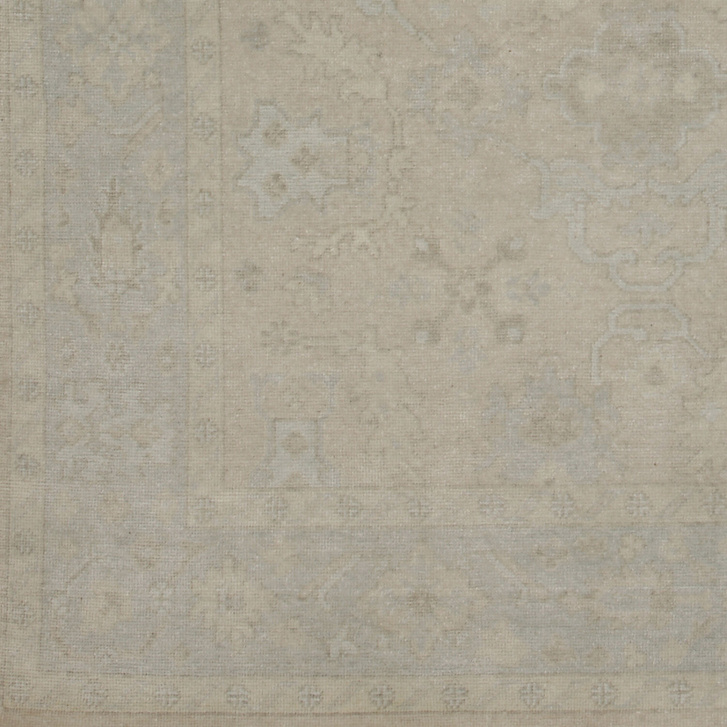 Lara 36 X 24 inch Light Beige / Light Sage / Medium Gray Handmade Rug