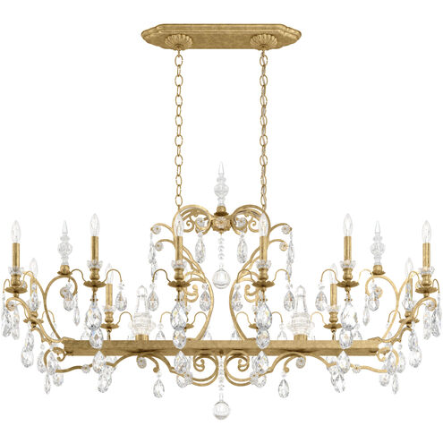 Renaissance 14 Light 56 inch Heirloom Gold Chandelier Ceiling Light in Heritage