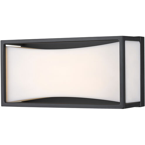 Baden LED 10 inch Matte Black Vanity Wall Light